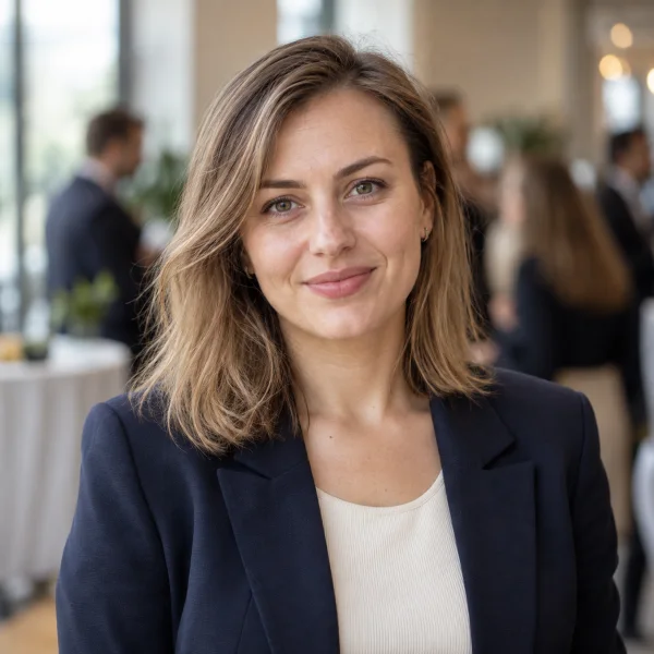 AI-generated portrait of founder Maya Petrov